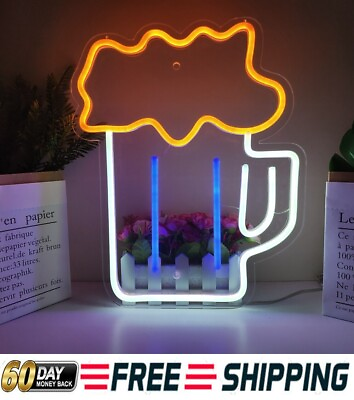 #ad Beer 3D LED Neon Light Sign 30x40 Party Man Cave Restaurant Hotel Night club Bar $99.99