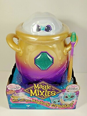 #ad Moose Toys Magic Mixies Magical Misting Cauldron 8 inch Blue Plush Toy IN HAND $74.99