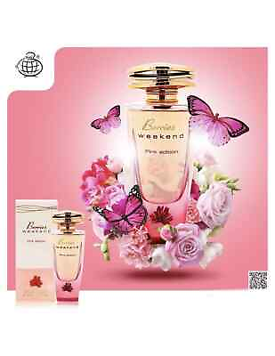 #ad Fragrance World Berries Weekend Pink Edp 100ml Perfumes for Women Amber Vani $33.99