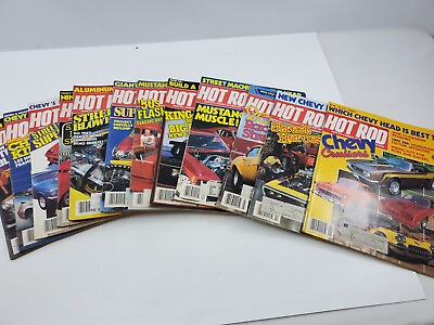 #ad Hot Rod Magazine 1983 Full Year Lot 12 Chevy Ford Mopar Dodge Racing Mechanics $29.00