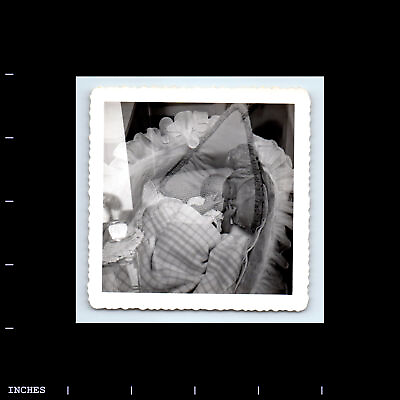 #ad Vintage Square Photo BABY ABSTRACT GHOST DOUBLE EXPOSURE UNUSUAL SURREAL $17.00
