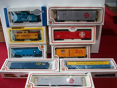 #ad HO Scale Assorted 8 Bachmann Cars amp; 1 Model Power Total 9 Cars $89.95