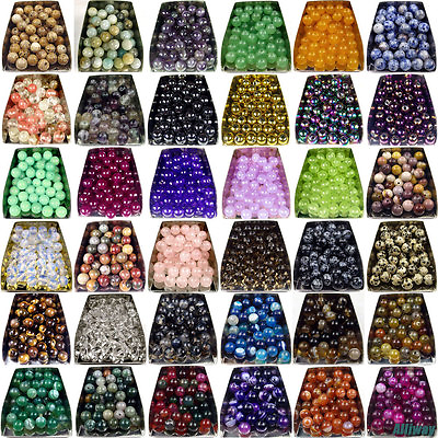 #ad Series I lot natural gemstone spacer loose beads 4mm 6mm 8mm 10mm 12mm stone DIY $2.99
