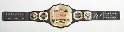 #ad Laredo Kid Signed Real Ring Worn MAW Championship Title Belt BAS COA AAA Auto#x27;d $2499.99