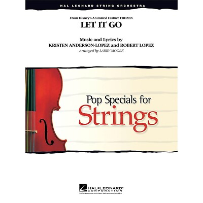 Hal Leonard Let It Go From Frozen for String Orchestra Level 3 4 $50.00