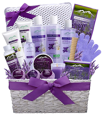 #ad #ad Bath Gift Baskets for Women. XL Lavender amp; Jasmine Bath Gifts for Her Spa Baske $85.99
