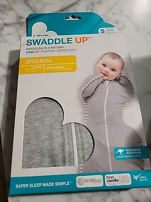 #ad NWT Love To Dream Swaddle Up Original Stage 1 Size NEWBORN 5 8.5 lbs Gray $14.99