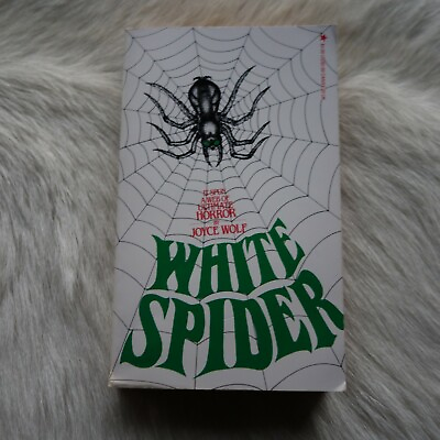 #ad JOYCE WOLF White Spider Book 1992 Joyce Wolf 1st Edition Lesiure Book Vtg Horror AU $109.99