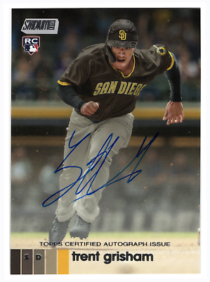 #ad #ad 2020 Stadium Club Autographs Trent Grisham RC AUTO Autograph Padres Yankees $5.99