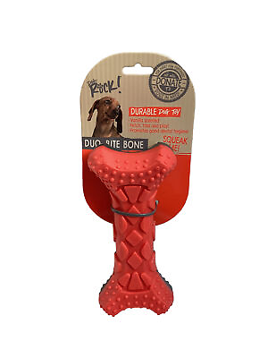 #ad Dogs Rock Halloween Duo Bite Bone Vanilla Scented Dog Toy $12.99