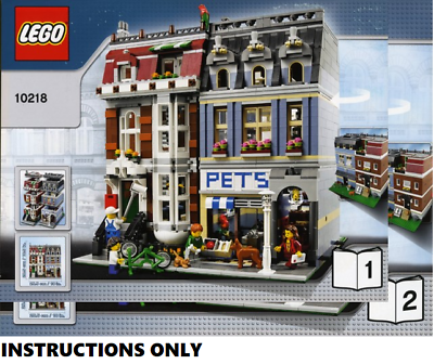 #ad LEGO INSTRUCTIONS ONLY PET SHOP 10218 NEW manual book from set $29.99