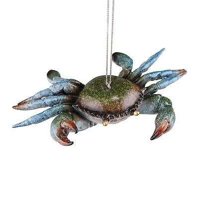 #ad Cozumel Reef Crab Christmas Xmas Ornament Blue $19.77