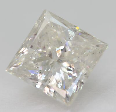 #ad Certified 1.51 Carat G SI1 Princess Natural Enhanced Loose Diamond 6.43x6.42mm $2449.99