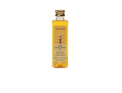 #ad Auravedic Skin Lightening Oil with Saffron Turmeric and Winter Cherry 100 ml $14.50
