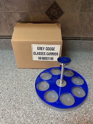 Grey Goose Branded GLASSES Holder Carrier RARE $64.99