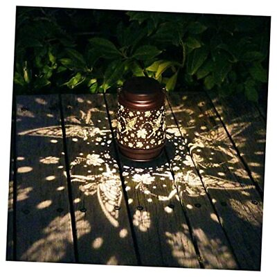 #ad Solars Outdoor Hanging Maple Leaf Decor LanternWaterproof Hollow Fairy Lantern $42.06