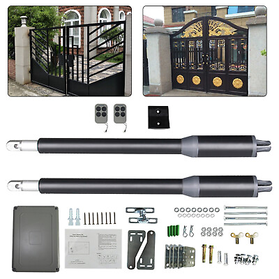 #ad 110V DC 24V Automatic Heavy Duty Arm Dual Swing Gate Opener ， Gates Up to 662LB $265.05