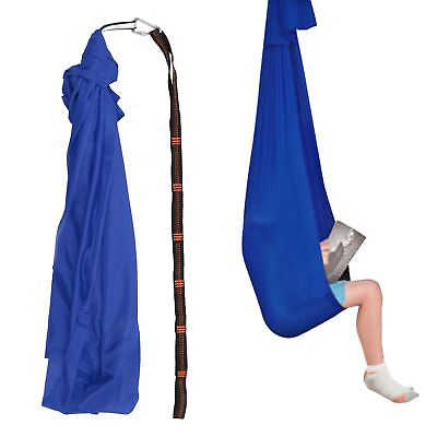 #ad Kids Sensory Swing Indoor Outdoor Hug Cuddle Swing with Rope Extension Strap ... $28.20