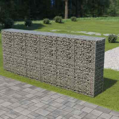 #ad Outdoor Garden Patio Yard Galvanized Steel Metal Sturdy Gabion Wall Basket $339.99