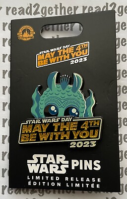 #ad Disney Pin Star Wars May the 4th Be With You Greedo $14.00