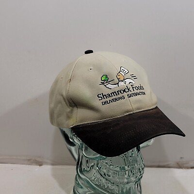 #ad Shamrock Foods Vintage Hat Buckle Back Baseball Cap $5.56