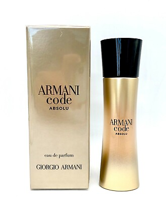 Armani Code Absolu by Giorgio Armani for Women 1.0 oz EDP Spray NIB AUTHENTIC $45.95