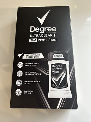 #ad Degree Men UltraClear Antiperspirant Deodorant 5 Pack Black amp; White 2.7 Oz $21.95