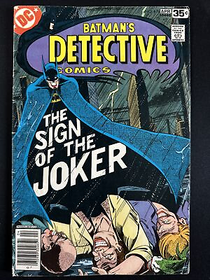 #ad Batman Detective Comics #476 DC Comics Vintage Bronze Age 1st Print Good VG *A4 $19.99