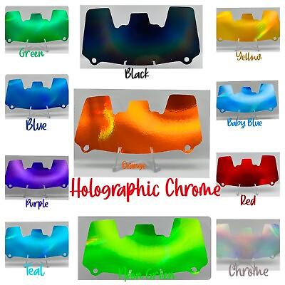 #ad Mirrored Holographic Chrome Visors 11 Different Options $19.99