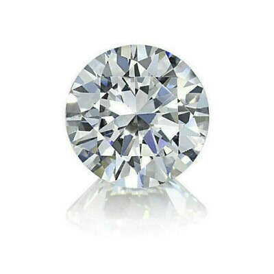 #ad 2 CT Natural White Diamond Round Cut VVS1 D Color GDGL Certified 1Free Gift N3 $47.95