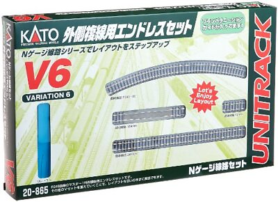 KATO N scale V6 Endless Set Outer Double Wire 20 865 Railway Model 193557 $94.04