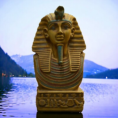 #ad Antique Rare Ancient Pharaonic Head Egyptian King Tutankhamun Unique Egyptian BC $149.00