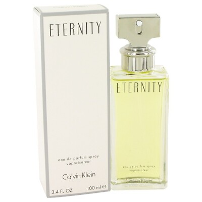 #ad Eternity By Calvin Klein 3.3 Oz 100 ml Eau De Parfum Spray For Women NEW $44.97