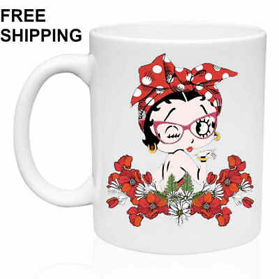 Betty Boop Birthday Christmas Gift White Mug 11 oz Coffee Tea $14.99