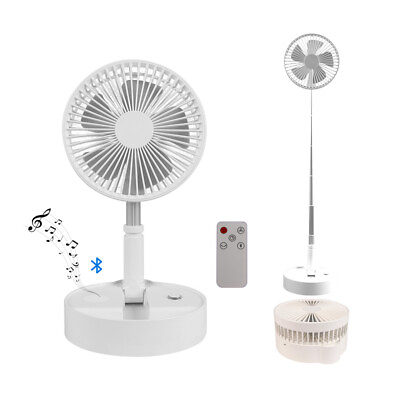 #ad Desk Fan with Adjustable Height and Wifi Speakers $20.99