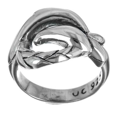 #ad 925 Sterling Silver Design Bali Art Dolphin Inspired Sterling Sz 6 Ring $18.95