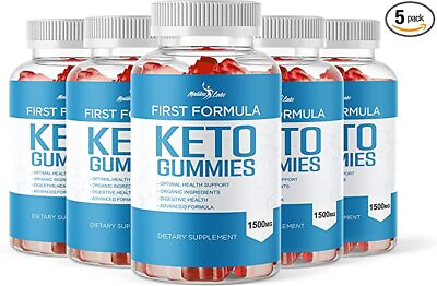 #ad First Formula Keto ACV Gummies for Weight Loss 1500mg 5 Pack $54.72