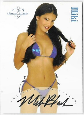#ad 2003 BenchWarmer Miki Black Autograph Card $9.99