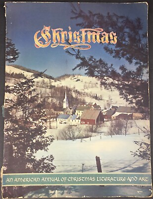 #ad Vintage 1955 An American Annual Of Christmas Literature and Art Volume 25 JEEP $18.71