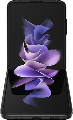 #ad #ad Samsung Galaxy Z Flip 3 5G SM F711U Factory Unlocked 128GB Phantom Black C $149.99