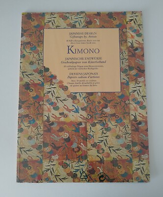 #ad Kimono Japanese Design Giftwraps by Artists Paperback *NEW SEALED* $18.48