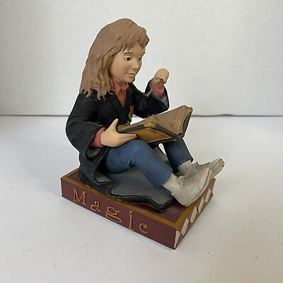 #ad Harry Potter Hermione Granger Book Buddy Bookend Figurine Enesco 2000 Vintage $23.00
