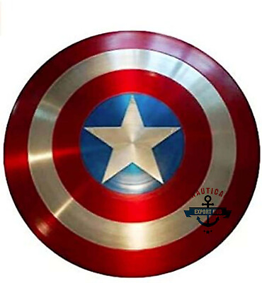 #ad 1:1 Avengers Metal Shield 75th Christmas Item Gift Shield Captain America $110.50