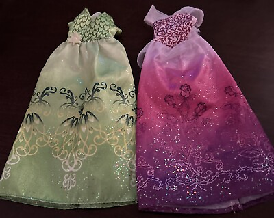 #ad Princess Dresses Set Of 2 For Fashion Dolls $4.95