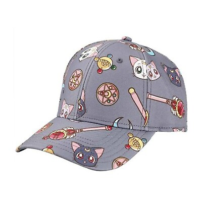 #ad Bioworld Salior Moon Luna Artemis Items Snapback Hat NEW IN STOCK $19.99