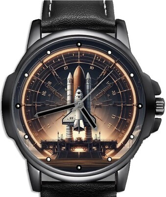 #ad SPACE Shuttle on Launch beautiful Art Stylish Rare Quality Gift Wrist Watch HOT GBP 31.98