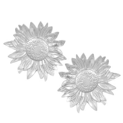 #ad 1 Pair Flower Modeling Ear Studs Women Girls Lady Earrings Sunflower Earrings $8.26