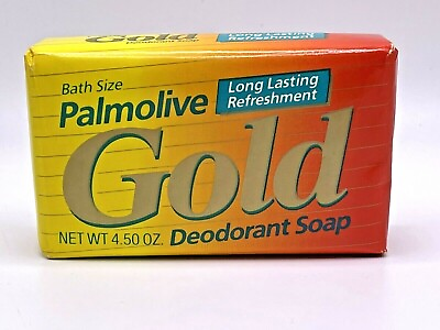 #ad Bath Size Palmolive Gold Deodorant Soap 4.5 oz Bar with OLIVE OIL $12.82