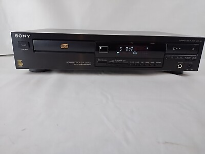 #ad Sony CDP 391 CD Compact Disc Player High Precision D A System no remote Tested $49.99