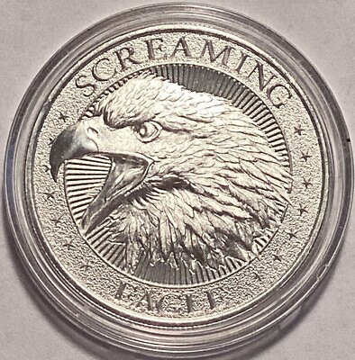 #ad Screaming Eagle Bird 1 oz .999 Silver High Relief Harley Davidson Motorcycles $42.99